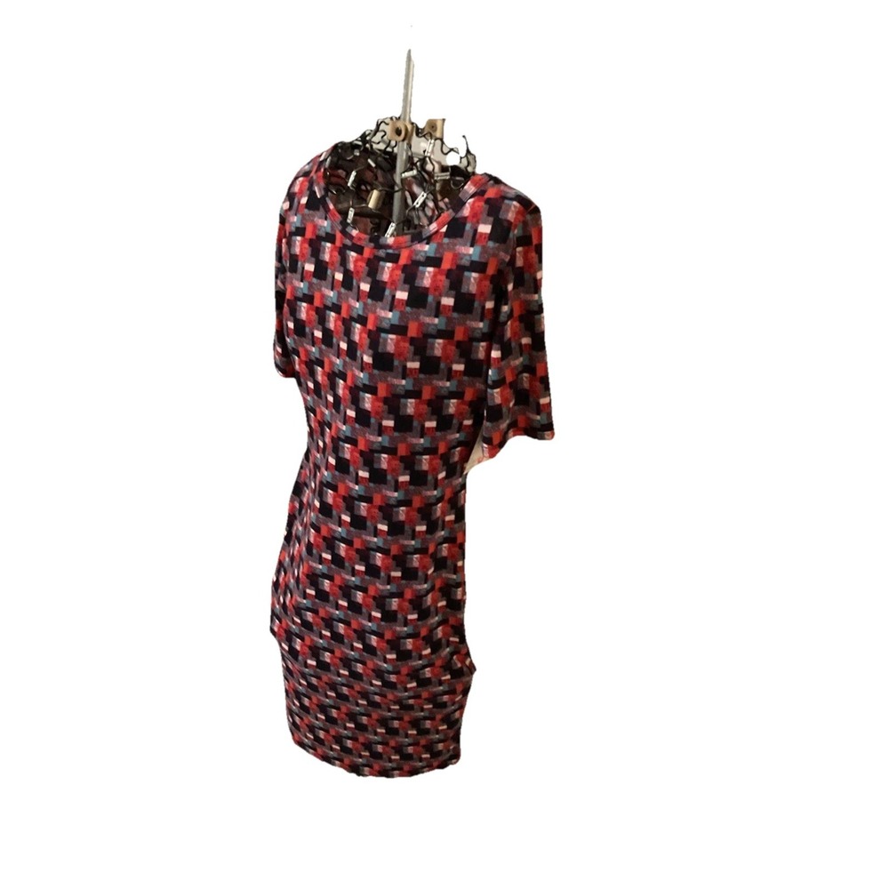 LuLaRoe Women's Size Small Julia Fitted Pencil Knee Length Half Sleeve Dress E99